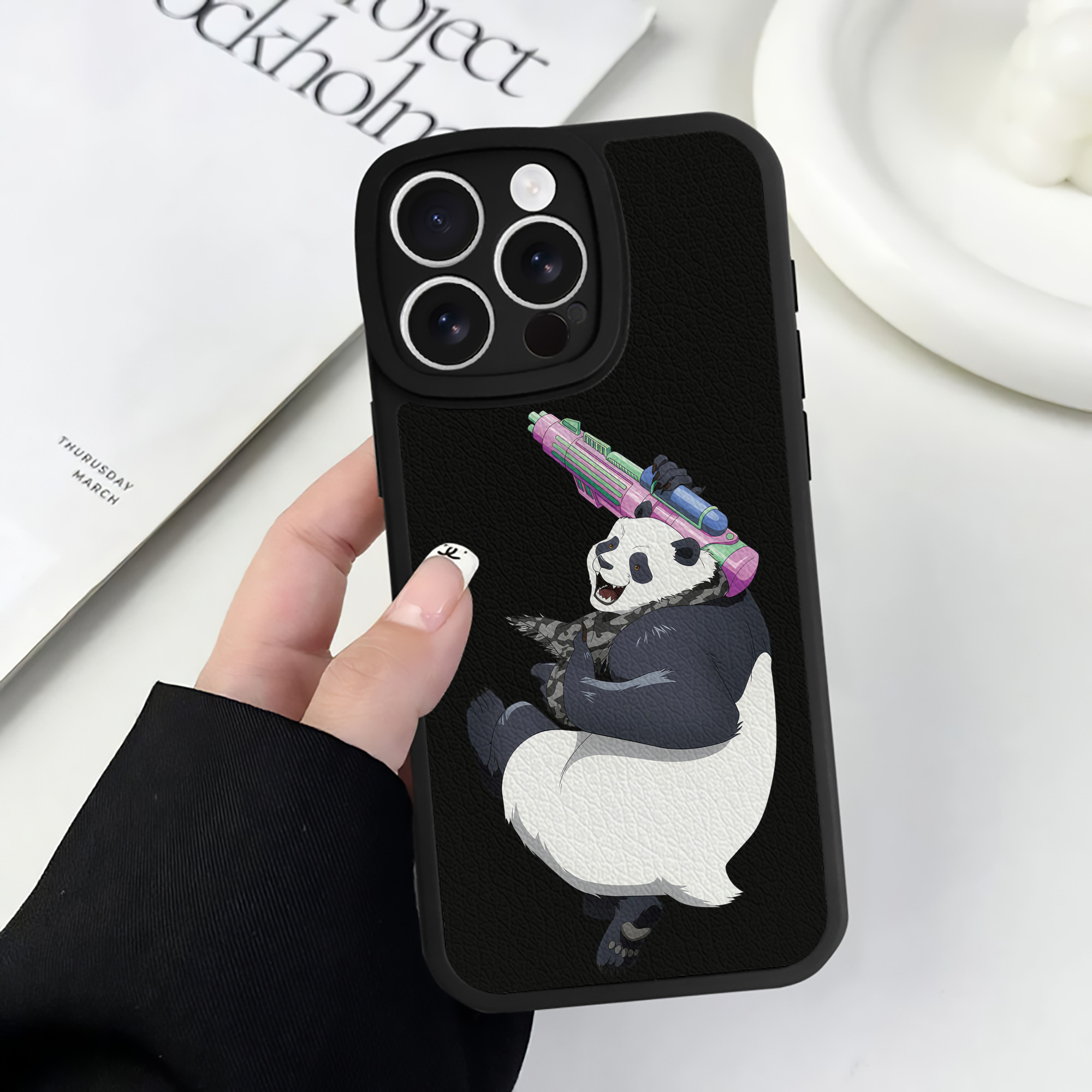（画像用） 呪術廻戦 Jujutsu Kaisen 【iPhone 16シリーズ対応】シリコンスマホケース（レザー調） 材質：シリコン